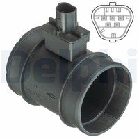 Luftmassenmesser Delphi AF10398-12B1 FüR P10 Astra Corsa Cruze J300 Meriva S10