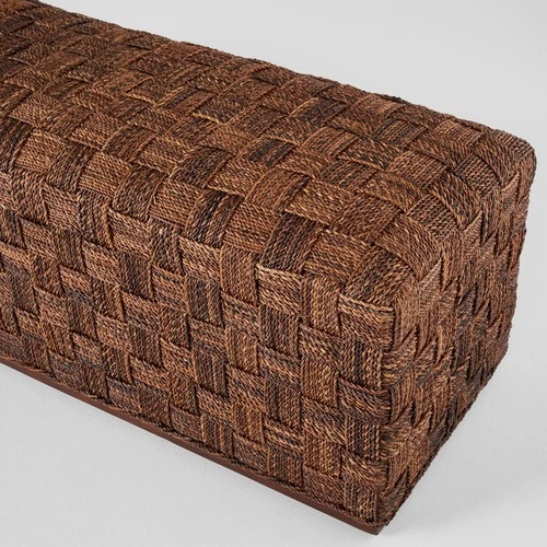 Cyan Design 11678 Milos 19 inch Brown Ottoman - Picture 2 of 3