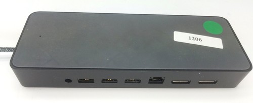 HP HSA-B005DS USB-C UNIVERSAL DOCKING STATION W/ 90W AC ADAPTER EXTRAS - Picture 6 of 7