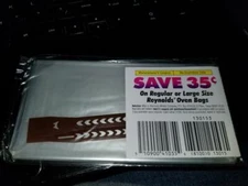 5 Reynolds Oven Bags Large Size Meats & Poultry 5 Bags & coupon #0705-01