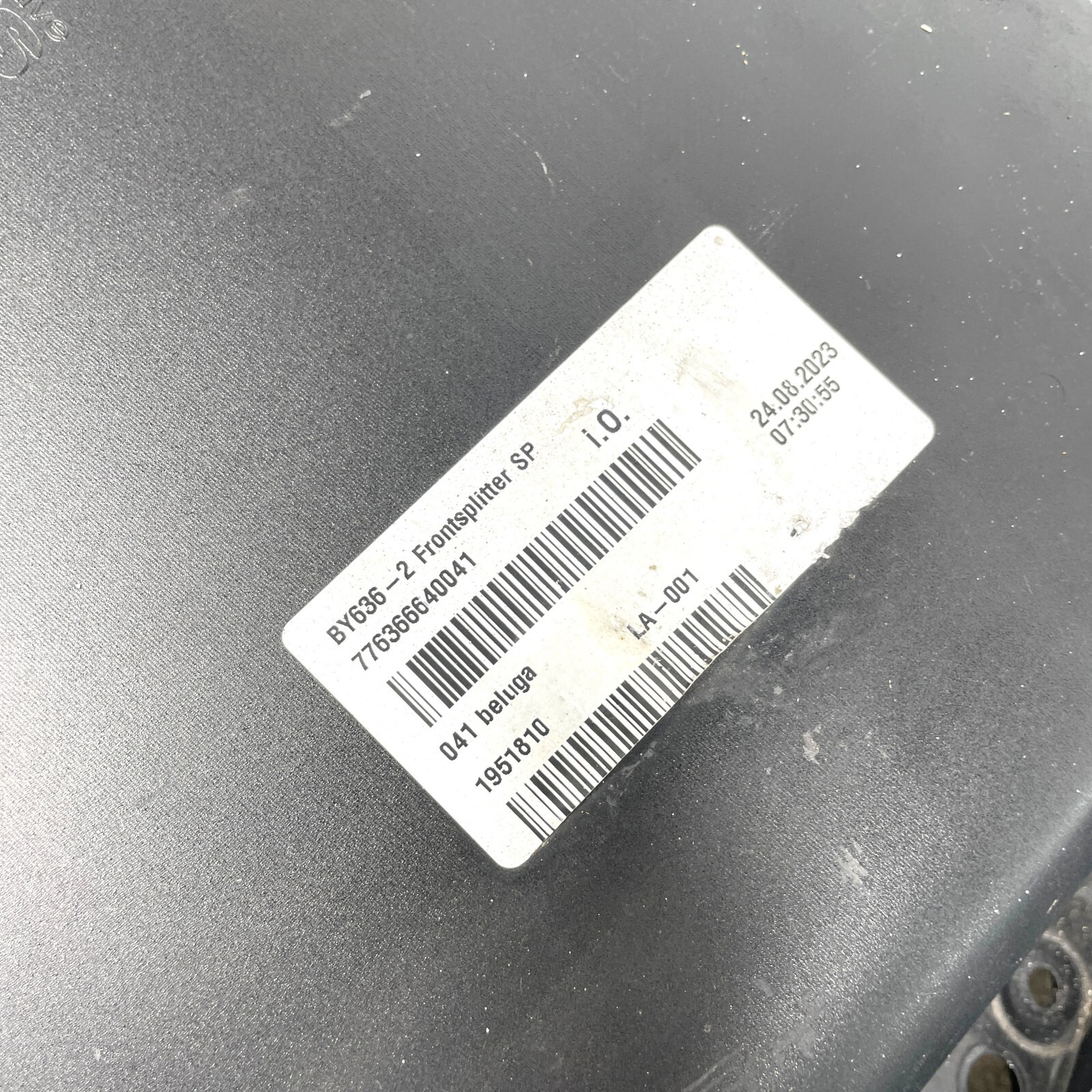 2021-2024 Bentley Bentayga Gen 2 Front Bumper Center Lower Splitter Spoiler OEM