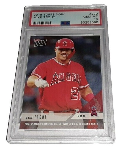 2012 TOPPS CHROME #144 MIKE TROUT PSA 10 | eBay