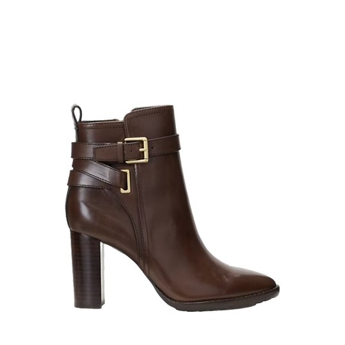 lauren ralph lauren women's mabel lace-up dress booties Amazon.com | Lauren Ralph Lauren Women's MABEL BOOTIE, CHESTNUT  BROWN/CHESTNUT BROWN, 6.5