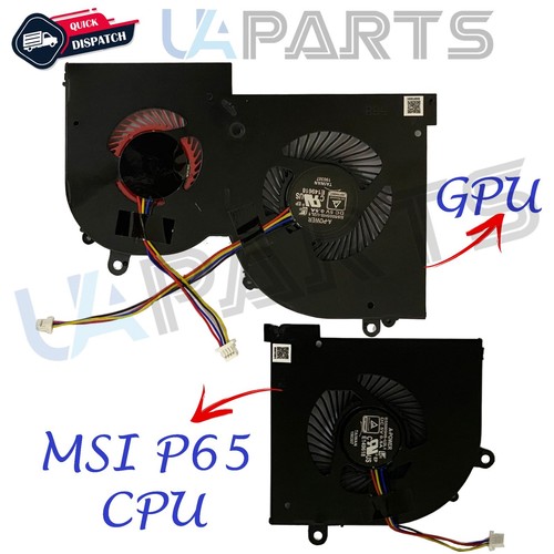 Ventilateur de refroidissement CPU & GPU pour MSI Katana GF66 Pulse