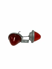 RED Beehive Marker ID Tail  Light W/ Bracket, 2 PACK
