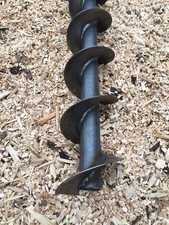 F&ouml;rderschneckenwelle 120mm - S355 Vollwelle 1200mm Gesamtl&auml;nge