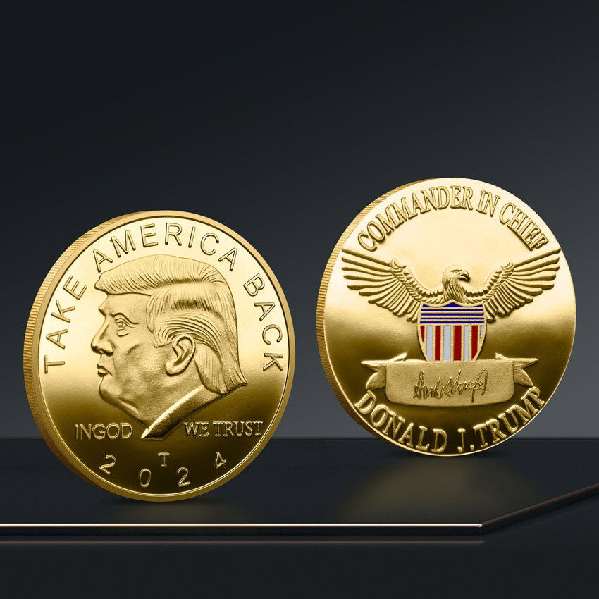 2024 USA 45th President candidate Souvenir Coin Donald Trump Commemorative