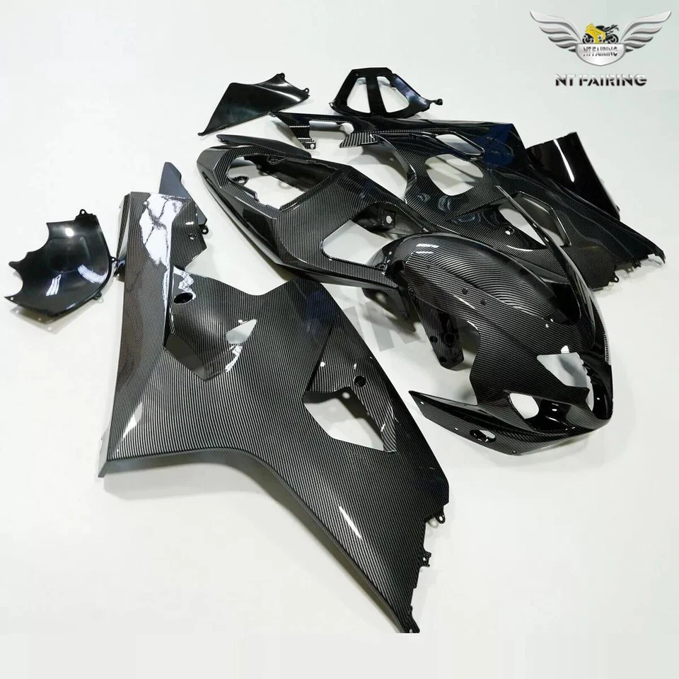 Kit de carenado de carrocería de fibra de carbono FL + pernos para Suzuki GSXR600 GSXR750 2004-2005 Foto 2 de 4
