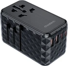 Choetech 100W GaN 5 Port USB C International Overseas Universal Travel Adapter