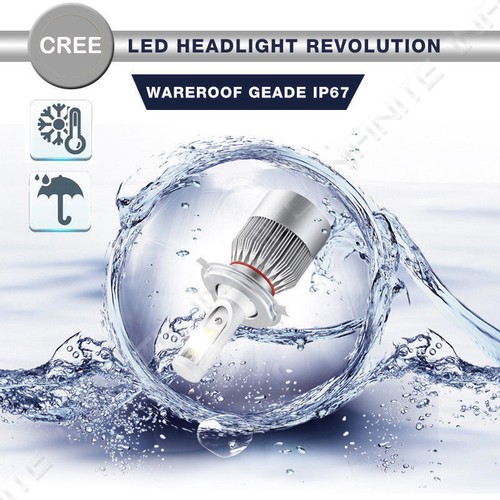 For Chevrolet Silverado Classic 2007 LED Headlight Kit Bulbs Front 9005 9006 US - Picture 7 of 9