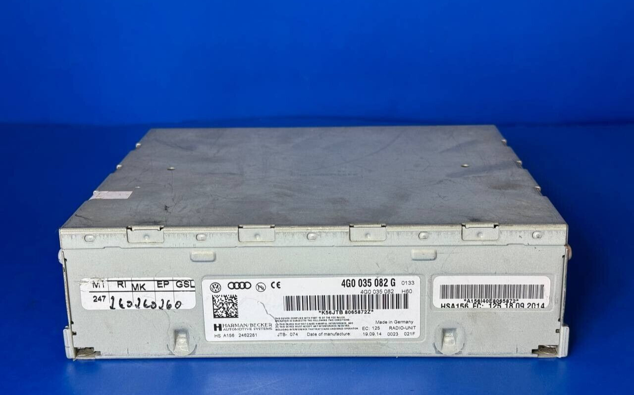 2012 - 2017 LAMBORGHINI HURACAN SATELITE RADIO RECEIVER 4G0035082G OEM