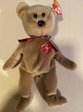 Ty 1999 Signature Bear Beanie Baby With Tag
