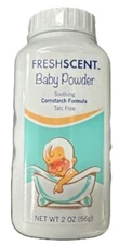 New World Imports Freshscent 2 oz. Cornstarch Baby Powder (Talc Free) (96/CS)