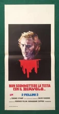 A LOCANDINA TRE PASSI NEL DELIRIO FELLINI 2 TOBY DAMMIT MALLE BARDOT  HORROR