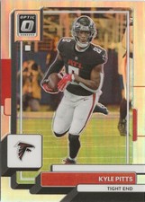 2022 Panini Donruss Optic Kyle Pitts Silver Holo Prizm SP Atlanta Falcons