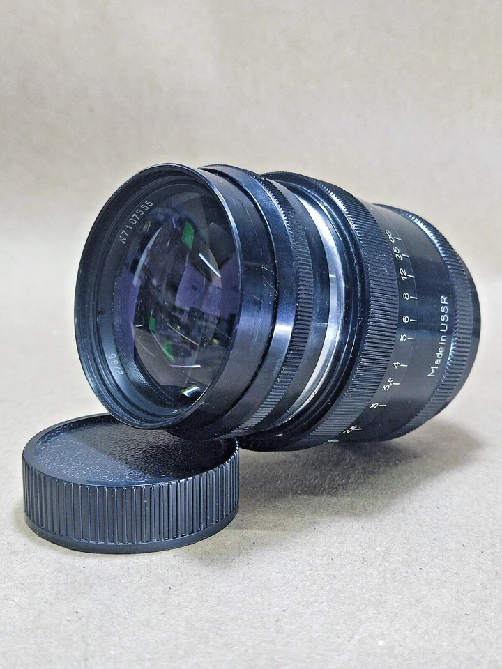 JUPITER-9 f/2 85mm BLACK M39 LTM CZ Sonnar Copy Rare USSR Leica rangefinder - Bild 2 von 4
