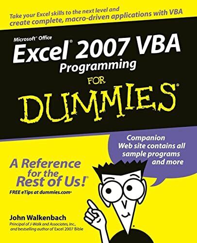 Excel 2007 VBA Programming FD (For Dummies) by Walkenbach, John Paperback Book - Picture 1 of 2