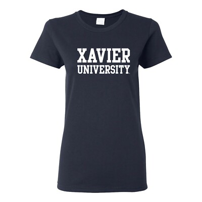 Xavier Musketeers Basic Block Womens T shirt - NCAA College University
