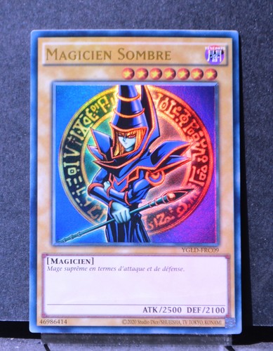 Carte Yu-Gi-Oh , Magicien Sombre , MGED-FR002 , Konami