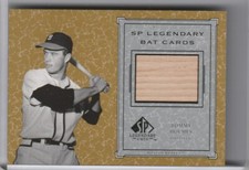 2001 SP LEGENDARY CUTS #B-THO TOMMY HOLMES BAT BOSTON BRAVES 0049