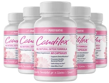 Candilex All Natural Detox Formula 5 Bottles 300 Capsules