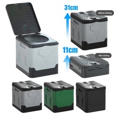 Portable Toilet Car Hiking Emergency Folding Toilet Strong Bearing Reusable