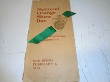 1915 booklet San Diego Panama California Exposition Booklet Program