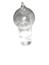 Vintage Glass Hand Boiler Science, Scientific Experiment Clear Glass