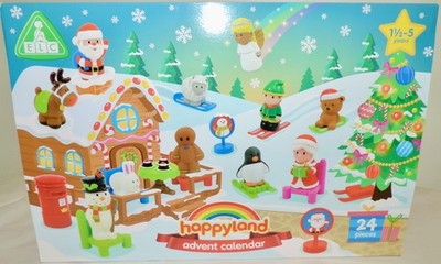 NEU ELC Happyland ADVENTSKALENDER mit 24 Weihnachts-Themen-Teilen - für Alter 1,5 bis 5