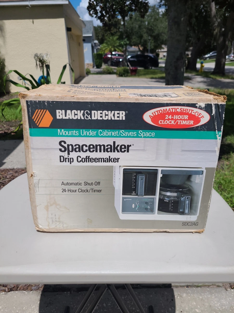 Black & Decker Spacemaker SDC2AG cafetera de goteo caja abierta