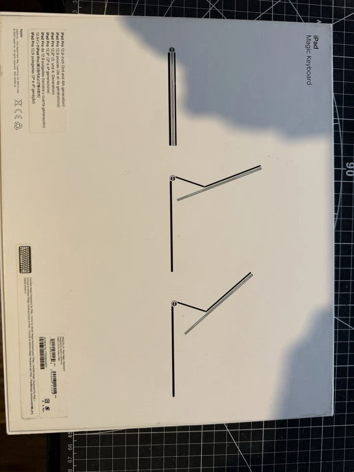 Teclado mágico Apple iPad Pro 12,9 pulgadas negro modelo 4ta generación Foto 2 de 4