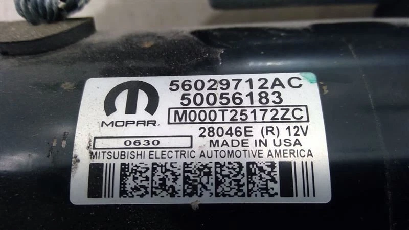 2017-2020 JEEP CHEROKEE ENGINE STARTER MOTOR 56029712AC - Image 3 of 4