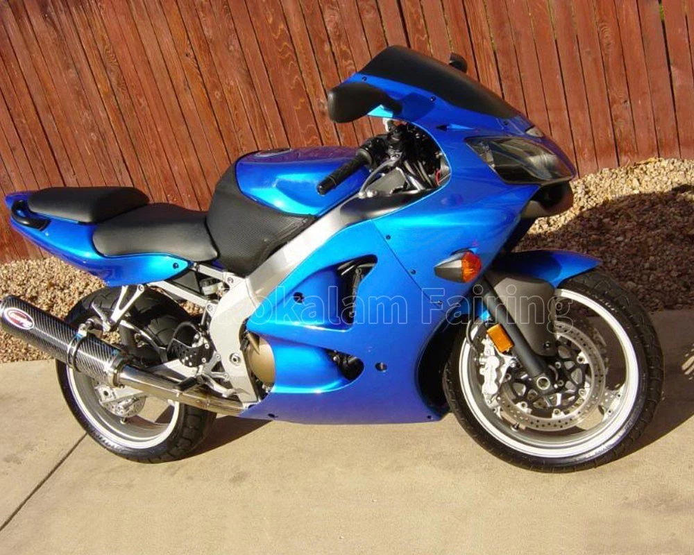 For ZX6R Ninja ZX-6R 2000 2001 2002 ZX636 636 All Blue Aftermarket