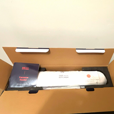 EUR KITCHEN V1 Vacuum Sealer One-Touch Seal-Only 100W 110-120V Black