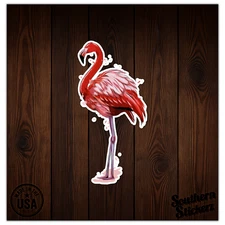 Flamingo - Vinyl Decal Sticker - Car Window Laptop - ebn8603
