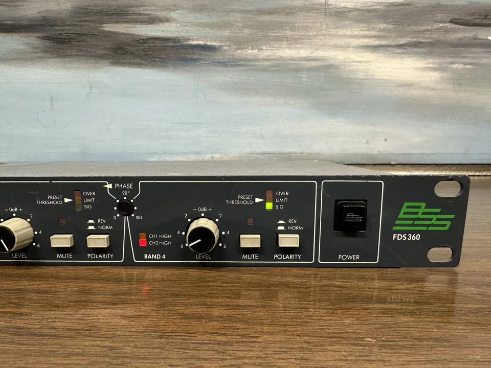 BSS FDS-360 Frequency Dividing System Crossovers - With Two Cards - Image 2 of 4