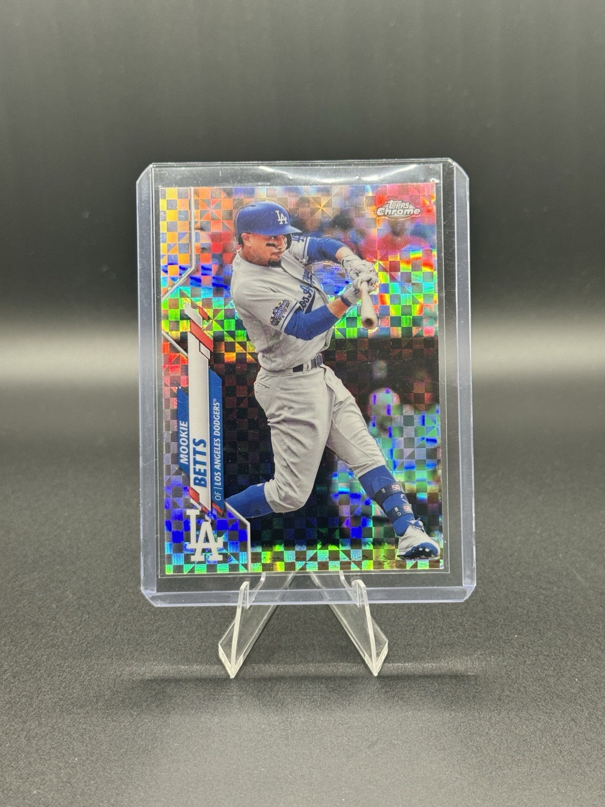 2020 Topps Chrome - Mookie Betts #100 X-Fractor