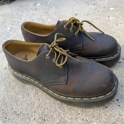Dr. Martens 1461 Oxford Platform Leather Round Toe Size 7 Mens/8 Womens