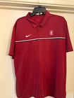 Nike Dri-FIT Stanford Cardinal College-NCAA Polo Shirt Red Mens Size XL — photo 1
