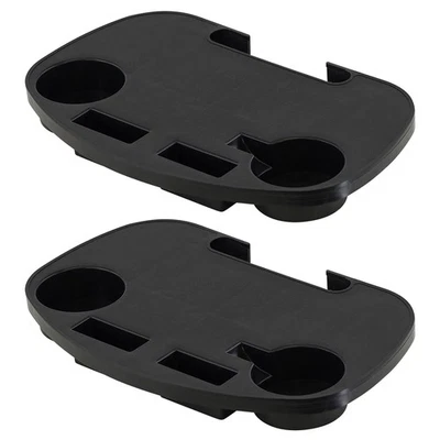GEEZY Camping Chair Side Table Clip On Pack of 2 Outdoor Garden Fishing Storage Tidy