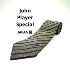 John Players Linen Tie 100% Hemp Neckwear Used
