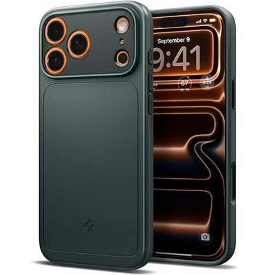 Handyhülle für iPhone 17 Pro Spigen Case Cover Schutzhülle Etui Hülle Grün