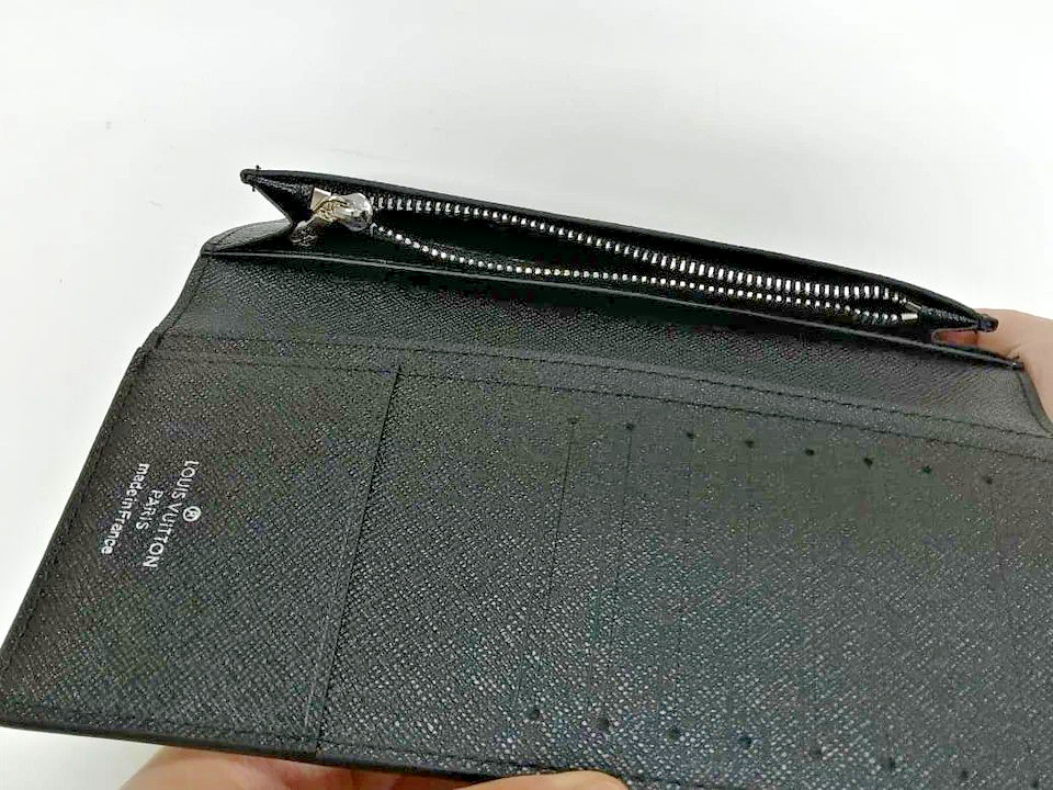 Louis Vuitton Monogram Eclipse Brazza Canvas Long… - image 4