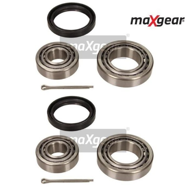 2X Radlagersatz Maxgear 33-1007 2 Radlager Satz Links Rechts Vorderachse-image