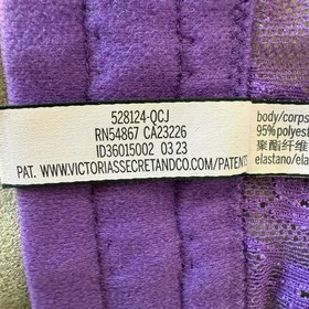 Victoria's Secret Dream Angels Purple Lace Corset Bustier Bra S Sexy Lingerie