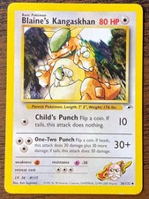 Blaine's Kangaskhan 36/132 Uncommon Gym Heroes Pokemon Unlimited MP+ on eBay