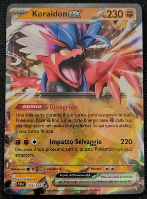 Koraidon EX 125/198 Double Rare in Deutsch Pokemon Scharlach und Lila