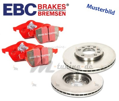 EBC Premium Bremsscheiben, Beläge hinten für Nisan Primare Kombi WP12 02 >> 08