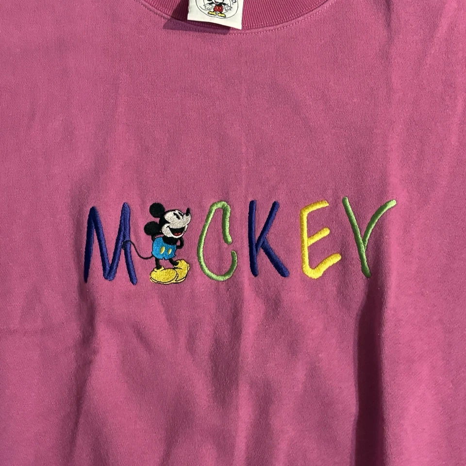 Sudadera De Colección Años 90 MICKEY y CO. Personaje Mickey Mouse Hecha en EE. UU. Foto 3 de 4
