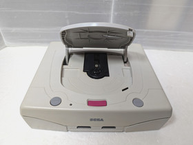 Sega Saturn White Console  ONLY JANK For parts or not working Japan